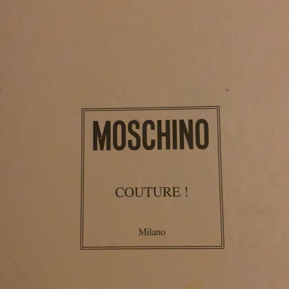 Moschino slides.